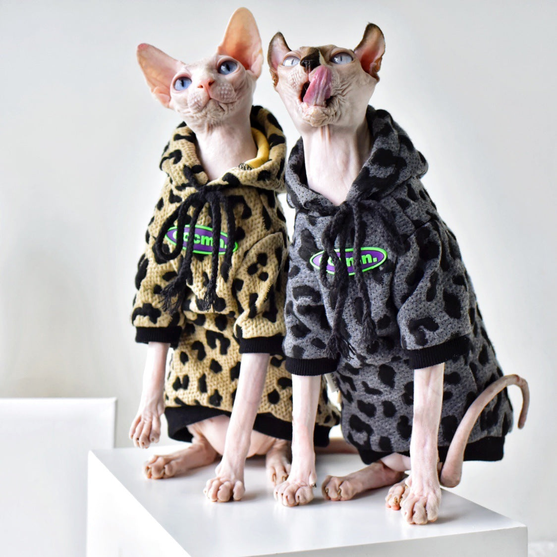 Light Pet Cotton Camouflage Sweater Hairless Cat