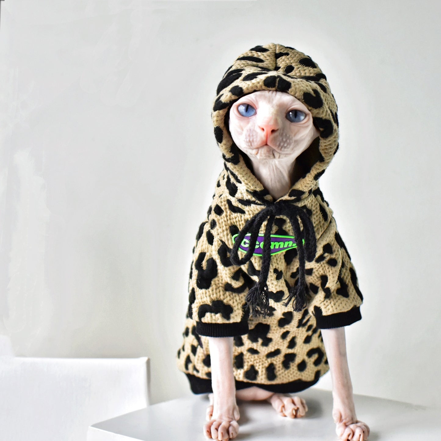 Light Pet Cotton Camouflage Sweater Hairless Cat