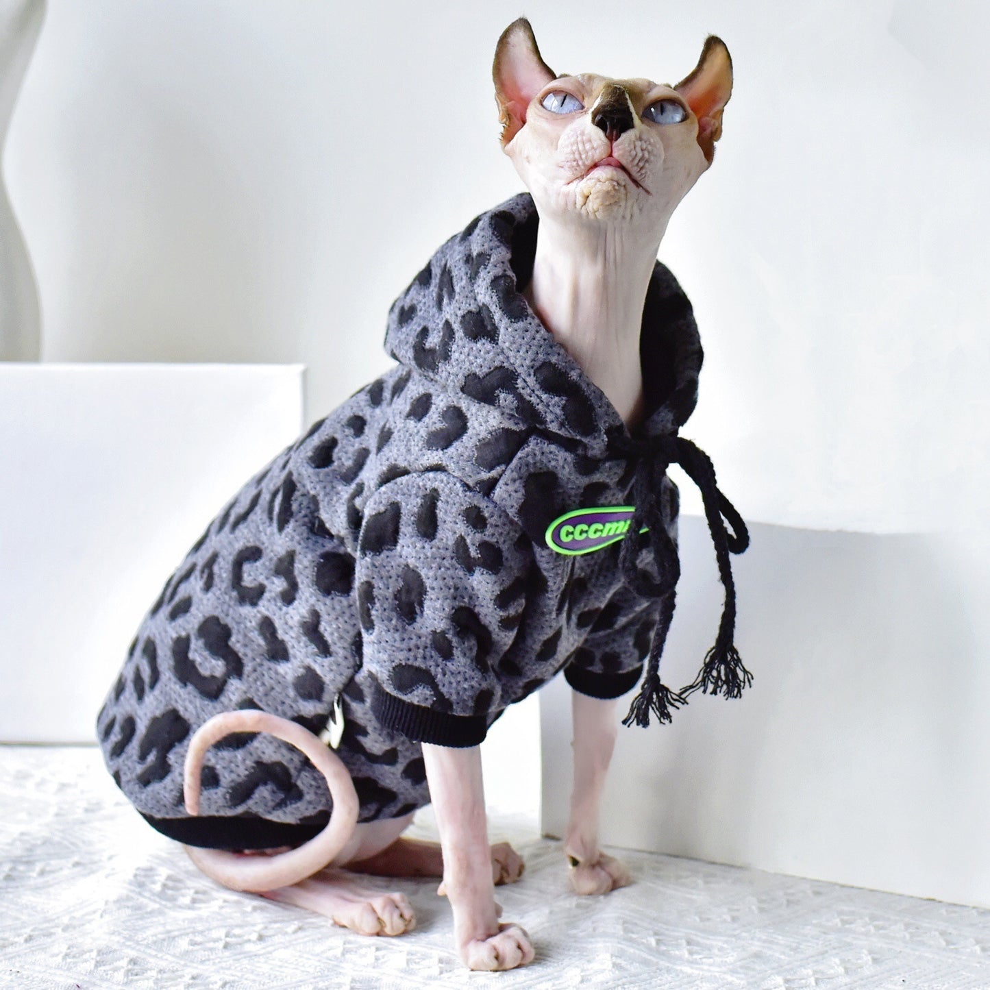 Light Pet Cotton Camouflage Sweater Hairless Cat